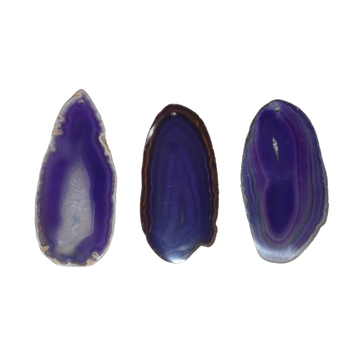 PURPLE AGATE PENDANT