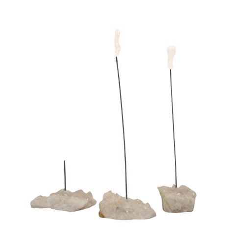 CRYSTAL INCENSE HOLDERS