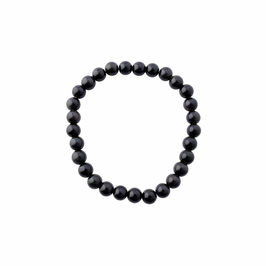 RAINBOW OBSIDIAN BEADED BRACELET