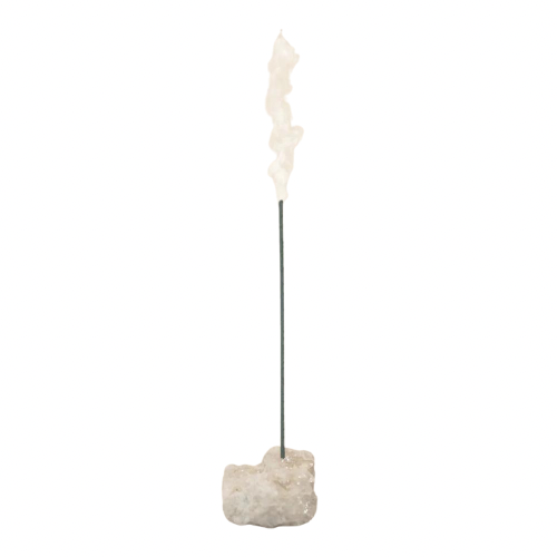 DELUXE INCENSE HOLDER CRYSTAL DRUZY