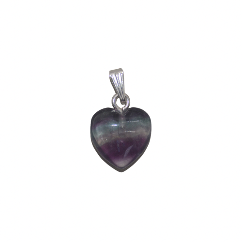 FLUORITE HEART PENDANT