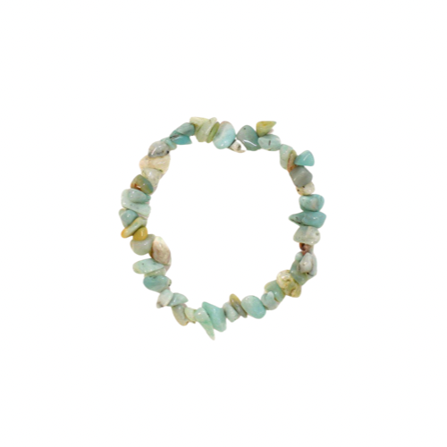 AMAZONITE CHIP BRACELET