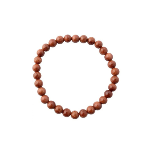 GOLD STONE BEADED BRACELET