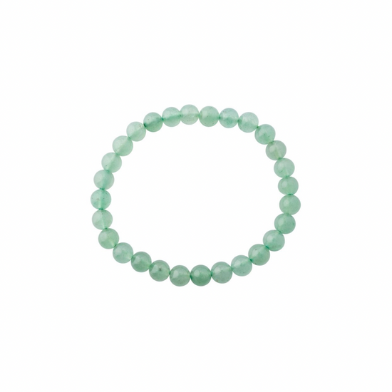 GREEN AVENTURINE BEADED BRACELET