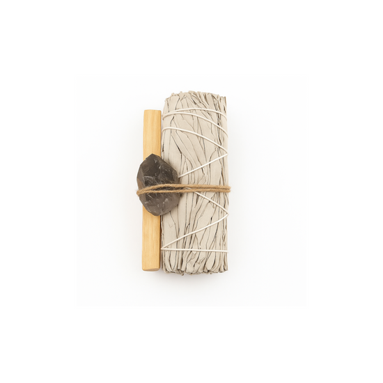 SMUDGE SET WITH SMOKY QUARTZ