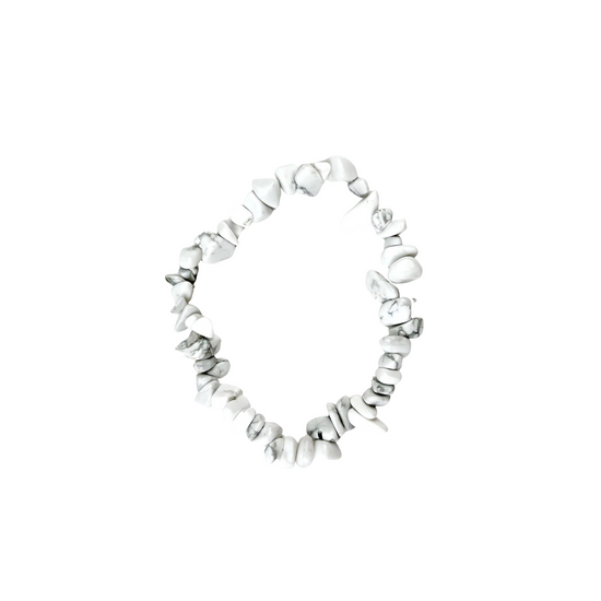 HOWLITE CHIP BRACELET