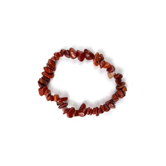 RED JASPER CHIP BRACELET