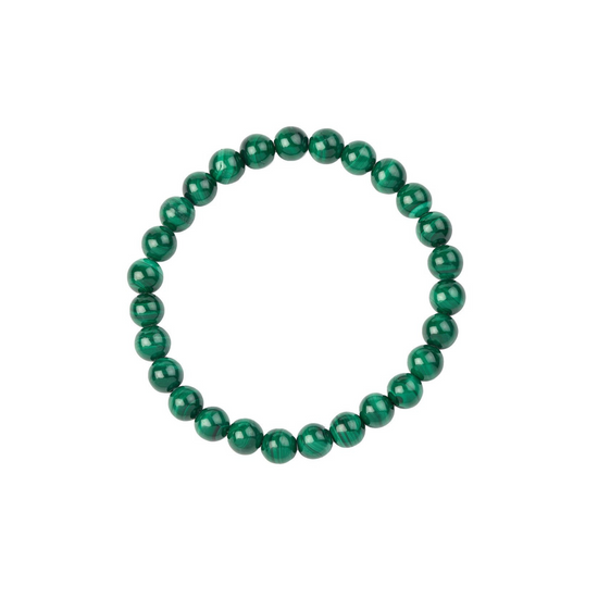 Malachite Bead Bracelet