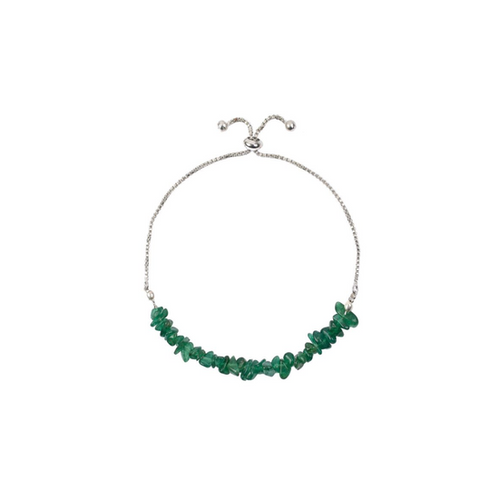 AVENTURINE CHIP ADJUSTABLE BRACELET