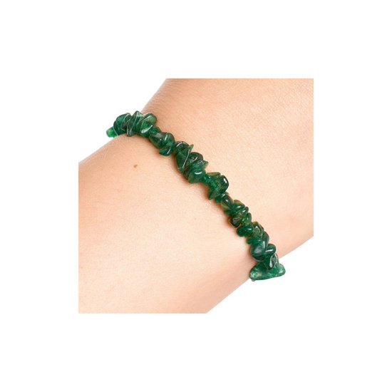 AVENTURINE CHIP ADJUSTABLE BRACELET