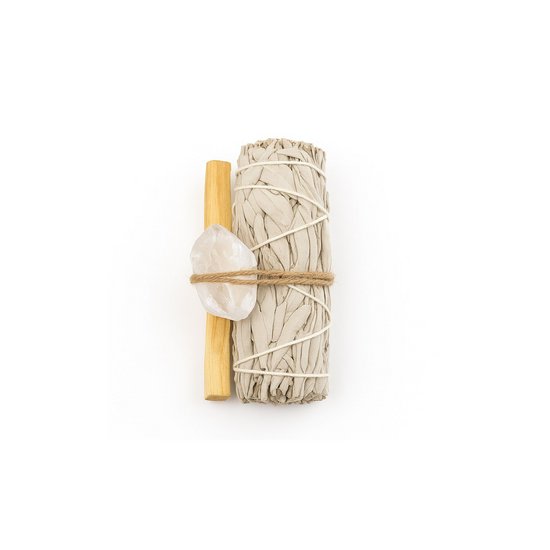 SMUDGE SET WITH CLEAR QUARTZ