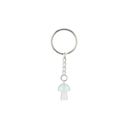 OPALITE MUSHROOM KEYRING