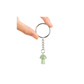 GREEN AVENTURINE MUSHROOM KEYRING