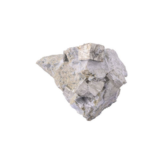 PYRITE CUBE IN MATRIX