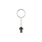 BLACK OBSIDIAN MUSHROOM KEYRING