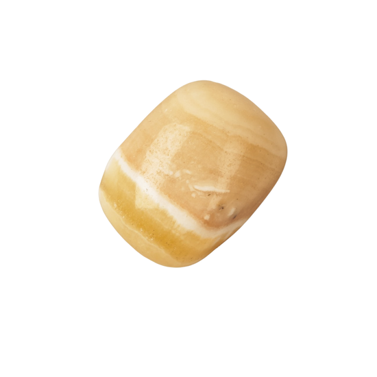 ORANGE CALCITE TUMBLE STONE