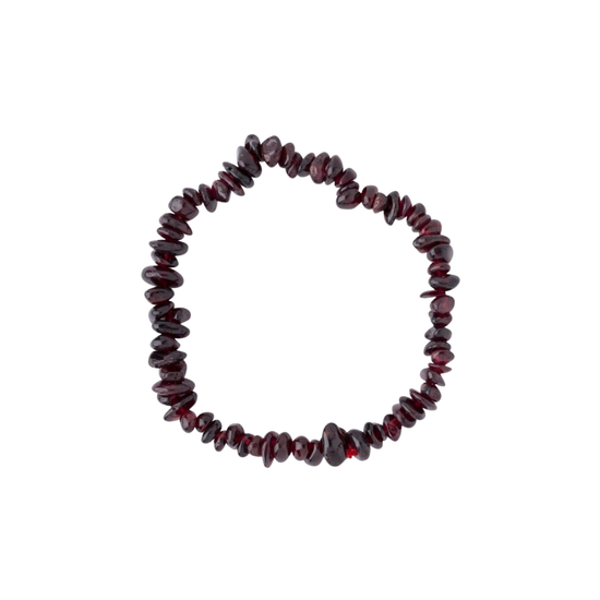 GARNET CHIP BRACELET