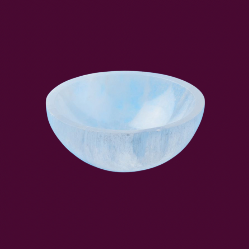 ROUND SELENITE BOWL