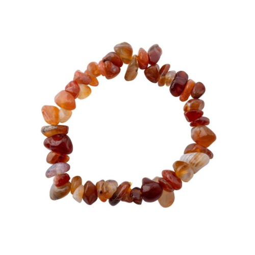 CARNELIAN CHIP BRACELET