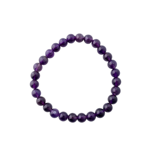 AMETHYST BEADED BRACELET