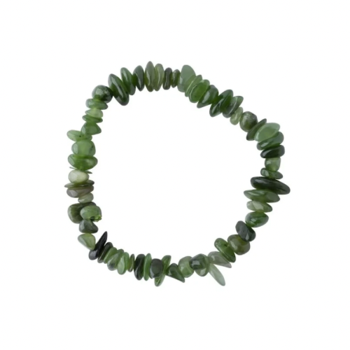 NEPHRITE JADE CHIP BRACELET