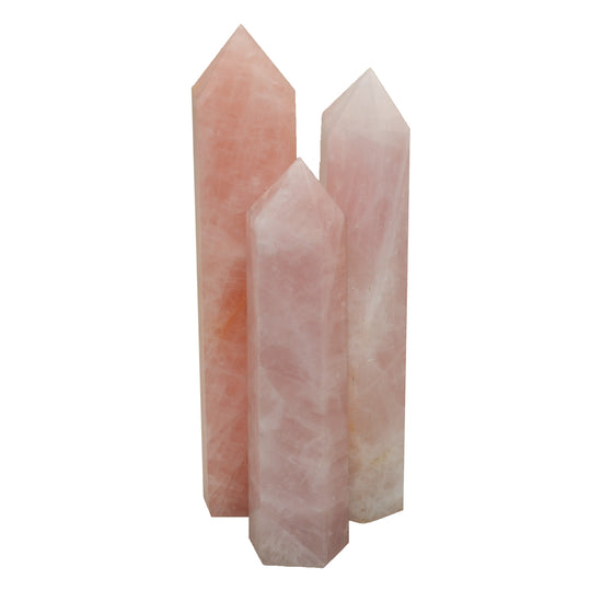 JUMBO ROSE QUARTZ WAND